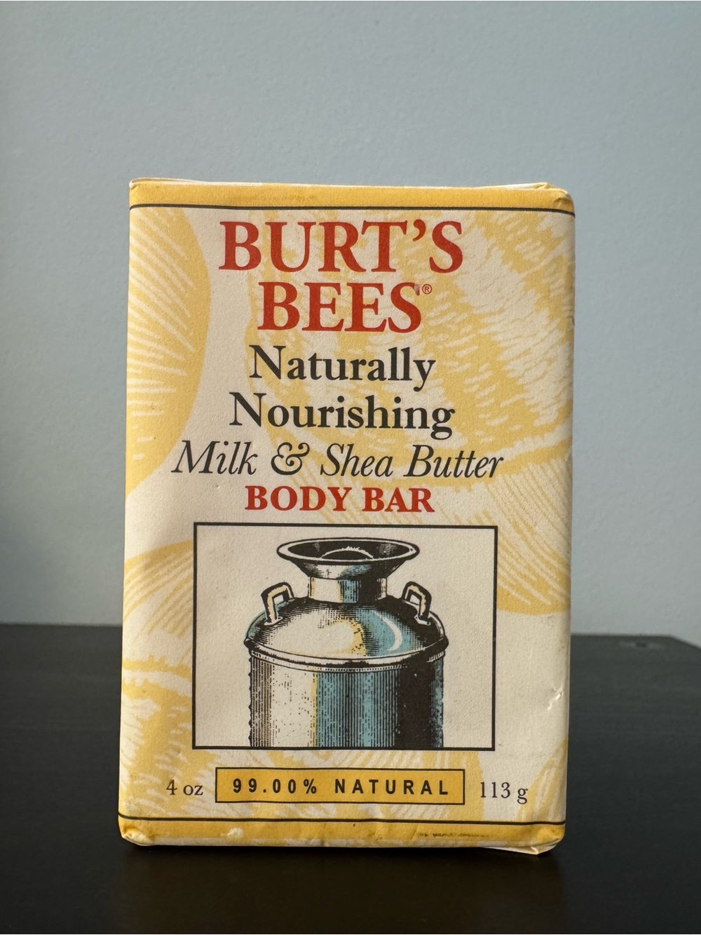 Burt's Bees Milk & Shea Butter Body Bar 99% natural soap naturally nurishing NWT